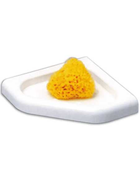 MENSOLA DA BAGNO ANGOLARE DUROLITE BIANCO - Senza Marca | Utensili Store
