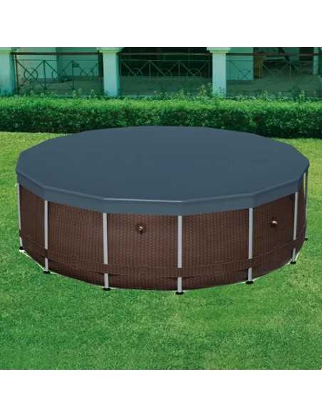TELO COPERTURA PISCINA TONDA RIGIDA/GONF - Senza Marca | Utensili Store