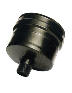 TAPPO ANTICONDENSA STUFA PELLET ACCIAIO INOX NERO - Senza Marca