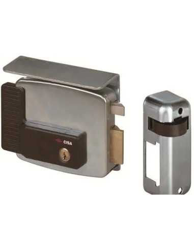 SERRATURA CISA 11721 60 SX ELETTRICA DA APPLICARE C/TETTO - CISA | Utensili Store