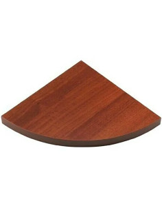 MENSOLA MELAMINICA ANGOLARE NOCE - Senza Marca