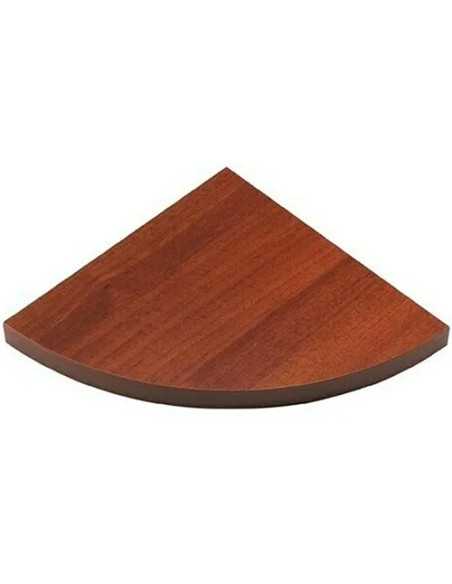 MENSOLA MELAMINICA ANGOLARE NOCE - Senza Marca | Utensili Store