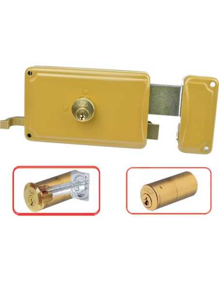 SERRATURA PORTONCINO CILINDRO FISSO CATEN+SCR.FACCHINETTI P20 - FACCHINETTI | Utensili Store