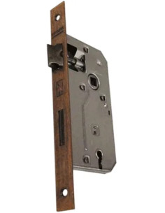 SERRATURA PATENT BRONZATA 30 BORDO QUADRO - BONAITI