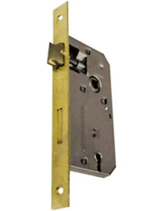 SERRATURA PATENT OTTONATA 45 BORDO QUADRO - BONAITI