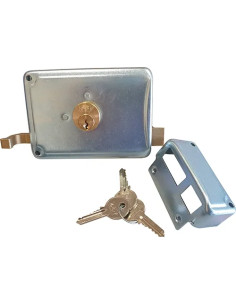 SERRATURA PORTONCINO 60MM DX CILINDRO FISSO CATEN+SCR.FACCHINETTI P37 - FACCHINETTI