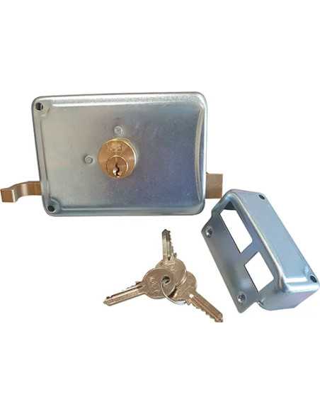 SERRATURA PORTONCINO 60MM DX CILINDRO FISSO CATEN+SCR.FACCHINETTI P37 - FACCHINETTI | Utensili Store