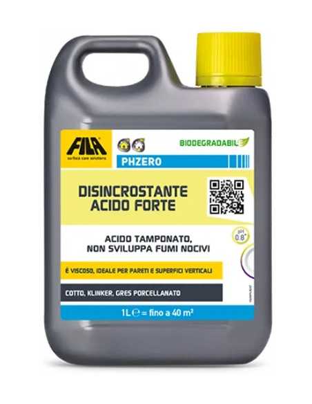 DISINCROSTANTE PAVIMENTI ACIDO FILA PH ZERO - FILA | Utensili Store