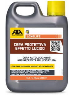 CERA PER PIETRA E COTTO LUCIDA "FILA LONGLIFE" 1LT - FILA