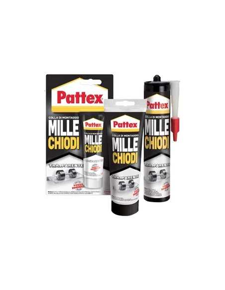 ADESIVO MONTAGGIO MILLECHIODI TRASPARENTE - HENKEL | Utensili Store