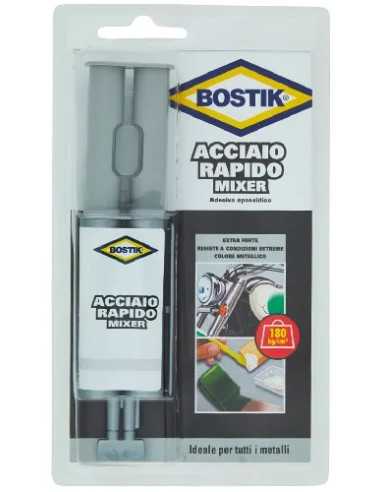 ADESIVO ACCIAIO RAPIDO MIXER BOSTIK - BOSTIK | Utensili Store