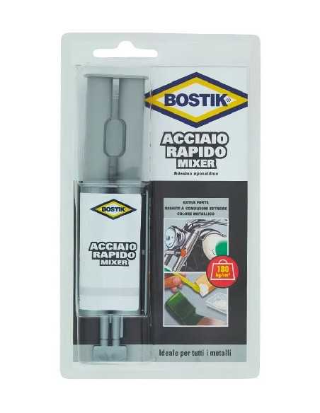 ADESIVO ACCIAIO RAPIDO MIXER BOSTIK - BOSTIK | Utensili Store