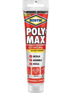ADESIVO DI MONTAGGIO POLYMAX EXPRESS CRISTAL - BOSTIK
