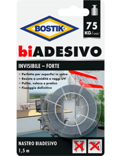 NASTRO BIADESIVO TRASPARENTE UNIVERSALE - BOSTIK