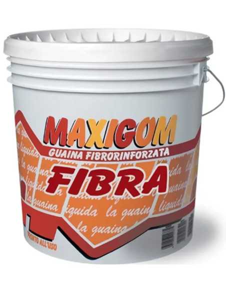 GUAINA LIQUIDA MAXIGOM FIBRA 13LT BIANCO PEDONABILE V - italchimica | Utensili Store