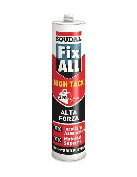 SIGILLANTE ADESIVO SOUDAL FIX ALL HIGH TACK BIANCO - Senza Marca | Utensili Store