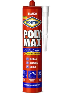 ADESIVO DI MONTAGGIO POLYMAX EXPRESS BIANCO - BOSTIK