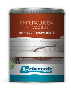 VERNICE FINITURA ACQUA RIO VERDE RP4160 750ML TRASPARENTE LUCIDA - RENNER
