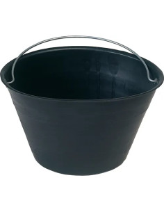 SECCHIO IN PVC NERO - STAMPLAST
