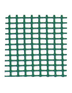 RETE PVC QUADRETTA VERDE  - Senza Marca
