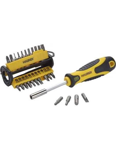 CACCIAVITE MAGNETICO 35BITS - MAURER | Utensili Store