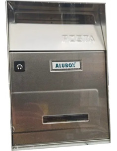 CASSETTA POSTALE ALUBOX INOX SATINATA - Senza Marca