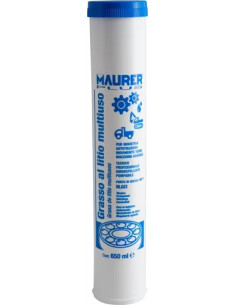 GRASSO AL LITIO MULTIUSO MAURER PLUS 650ML CARTUCCIA - MAURER-PLUS