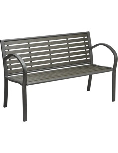 PANCHINA ACCIAIO-POLYWOOD TULSA PAPILLON - PAPILLON