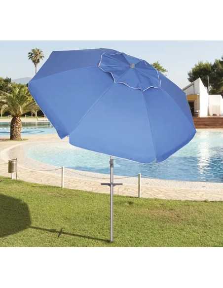 OMBRELLONE SPIAGGIA ALLUMINIO C/PICCHETTO POLY - PAPILLON | Utensili Store