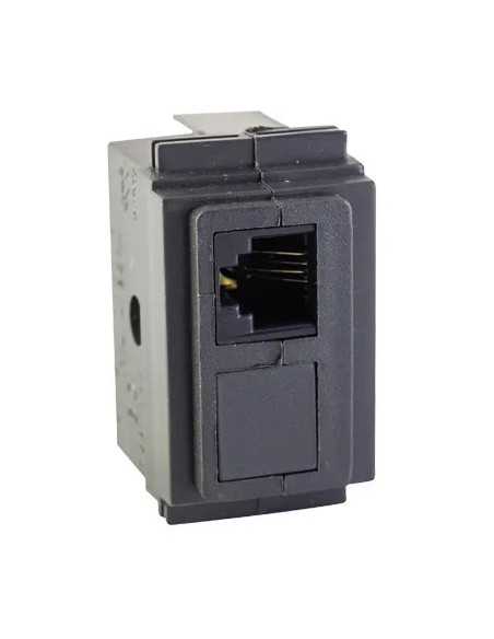 PRESA TELEFONICA LIVING RJ11-4C GRIGIO MAURER - Senza Marca | Utensili Store