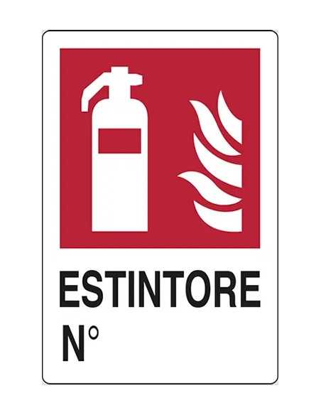 SEGNALETICA SICUREZZA 'ESTINTORE' - STAMPLAST | Utensili Store
