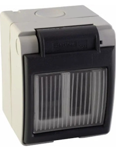 SCATOLA STAGNA X ESTERNO C/PORTELLO 2 POSTI - MAURER