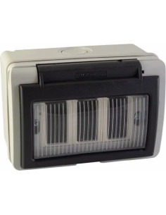 SCATOLA STAGNA X ESTERNO C/PORTELLO 3 POSTI - MAURER