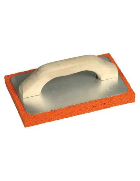 FRATTONE ALLUMINIO M/LEGNO SPUGNA ARANCIO - Senza Marca | Utensili Store