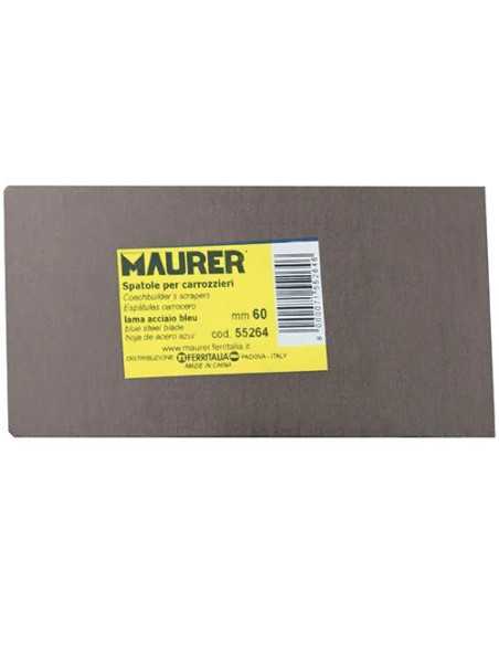 SPATOLA RETTANGOLARE LISCIA BLU MAURER - MAURER | Utensili Store
