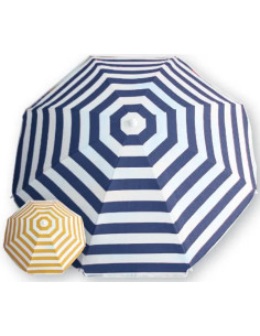 OMBRELLONE SPIAGGIA ALLUMINIO POLY A RIGHE - PAPILLON