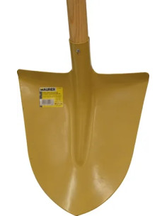 BADILE A PUNTA MAURER ACCIAIO STAMPATO C/MANICO - MAURER