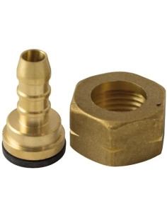 RACCORDO OTTONE X BOMBOLA GAS 25MM - MAURER