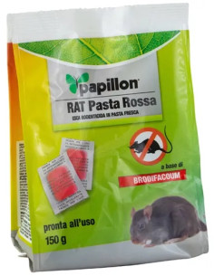 ESCA TOPICIDA IN PASTA ROSSA BRODIFACOUM - PAPILLON