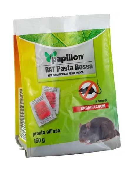 ESCA TOPICIDA IN PASTA ROSSA BRODIFACOUM - PAPILLON | Utensili Store