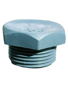TAPPO PVC TESTA ESAGONALE - Senza Marca