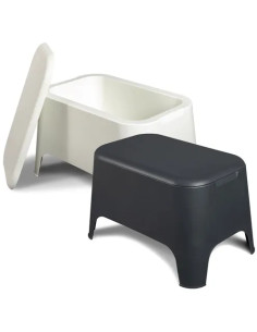 TAVOLINO RESINA POLIGNANO ANTRACITE  - Senza Marca