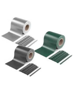 FASCIA FRANGIVISTA PVC ANTRACITE - Senza Marca