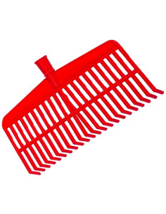 SCOPA RACCOLTA FOGLIE E NOCCIOLE ROSSO  - Senza Marca