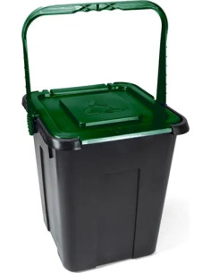 PATTUMIERA PER DIFFERENZIATA CUBE 20LT VERDE - DUPLAST
