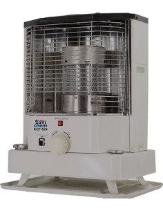 STUFA A COMBUSTIBILE LIQUIDO CON STOPPINO 2400W ACC. PIEZOELETTRICA - Senza Marca