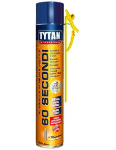 SCHIUMA ADESIVA RAPIDA 300ML MANUALE 60 SECONDI - Senza Marca