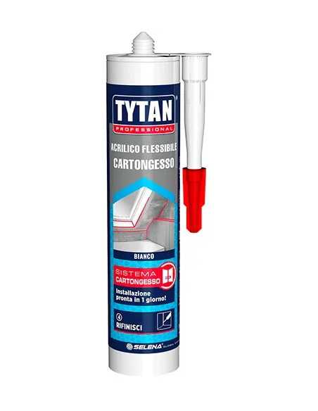 SILICONE ACRILICO FLESSIBILE BIANCO PER CARTONGESSO - Senza Marca | Utensili Store