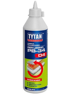 ADESIVO POLIURETANICO PER LEGNO 800GR PB-34 GIALLO CHIARO - Senza Marca