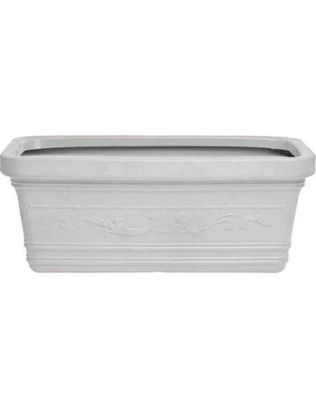 VASO RETTANGOLARE MAXI FESTONATO BIANCO - Senza Marca | Utensili Store